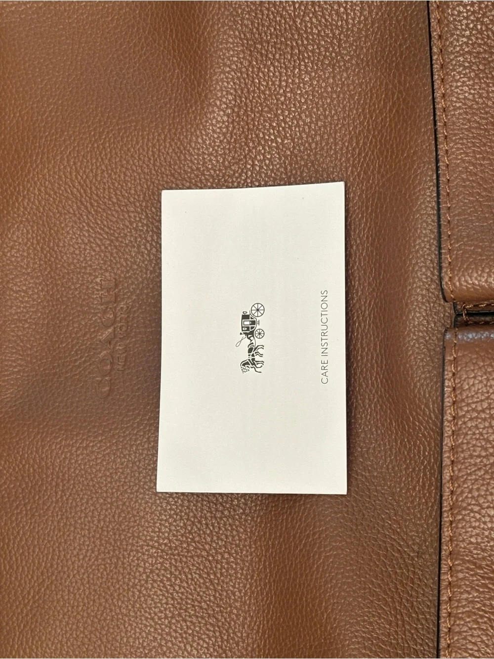 Coach Charles Foldover Leather Tote Crossbody Brown Large Laptop Bag